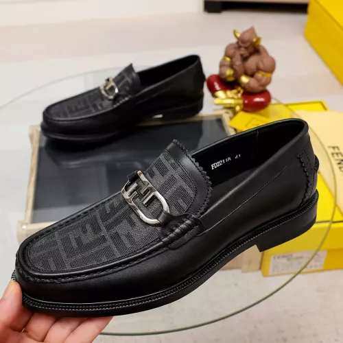 Fendi Leather Shoes For Men #1361898 $85.00 USD, Wholesale Replica Fendi Leather Shoes