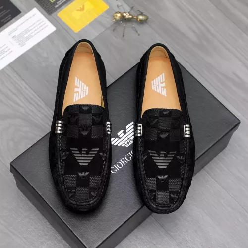 Replica Armani Leather Shoes For Men #1362014 $76.00 USD for Wholesale