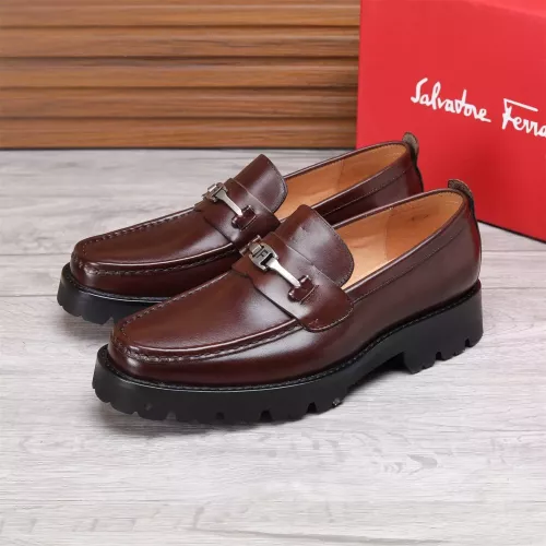 Salvatore Ferragamo Leather Shoes For Men #1362016 $96.00 USD, Wholesale Replica Salvatore Ferragamo Leather Shoes