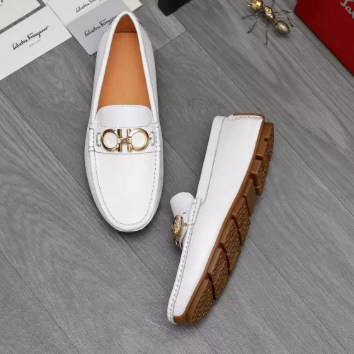 Salvatore Ferragamo Leather Shoes For Men #1362021 $76.00 USD, Wholesale Replica Salvatore Ferragamo Leather Shoes