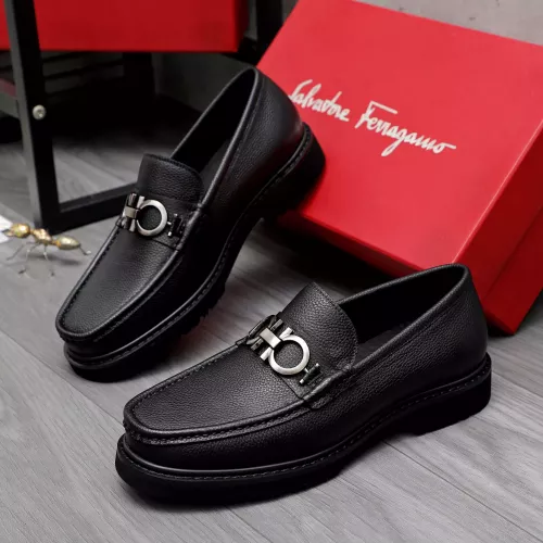 Salvatore Ferragamo Leather Shoes For Men #1362030 $96.00 USD, Wholesale Replica Salvatore Ferragamo Leather Shoes