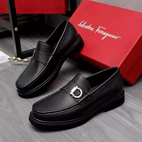 Salvatore Ferragamo Leather Shoes For Men #1362033 $96.00 USD, Wholesale Replica Salvatore Ferragamo Leather Shoes