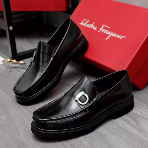 Salvatore Ferragamo Leather Shoes For Men #1362034 $96.00 USD, Wholesale Replica Salvatore Ferragamo Leather Shoes