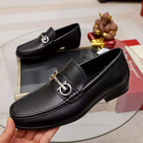 Salvatore Ferragamo Leather Shoes For Men #1362036 $88.00 USD, Wholesale Replica Salvatore Ferragamo Leather Shoes