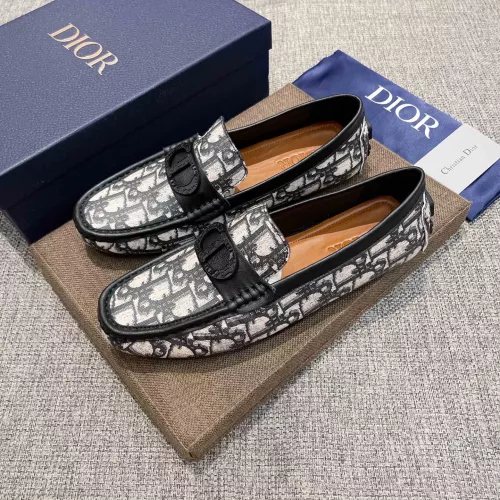 Christian Dior Leather Shoes For Men #1362043 $80.00 USD, Wholesale Replica Christian Dior Leather Shoes