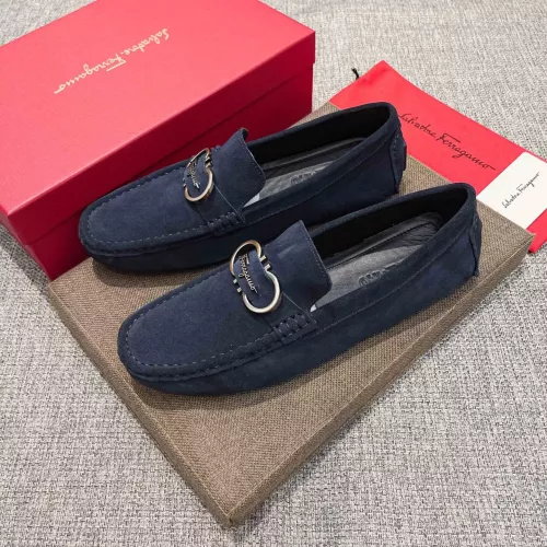 Salvatore Ferragamo Leather Shoes For Men #1362049 $82.00 USD, Wholesale Replica Salvatore Ferragamo Leather Shoes