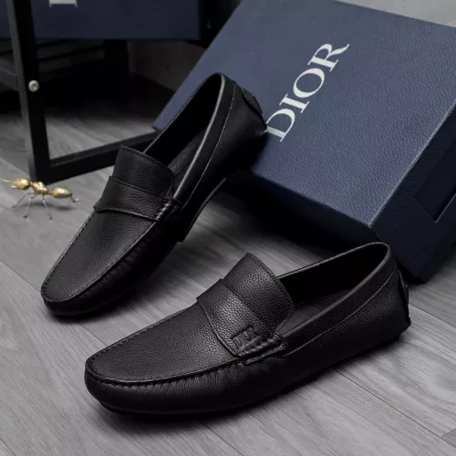 Christian Dior Leather Shoes For Men #1362076 $80.00 USD, Wholesale Replica Christian Dior Leather Shoes