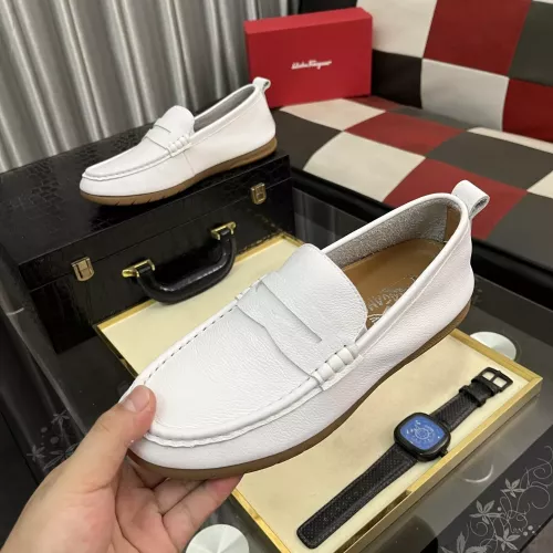 Salvatore Ferragamo Leather Shoes For Men #1362167 $92.00 USD, Wholesale Replica Salvatore Ferragamo Leather Shoes