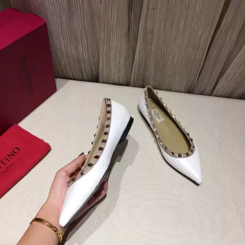 Valentino Flat Shoes For Women #1362289 $92.00 USD, Wholesale Replica Valentino Flat Shoes
