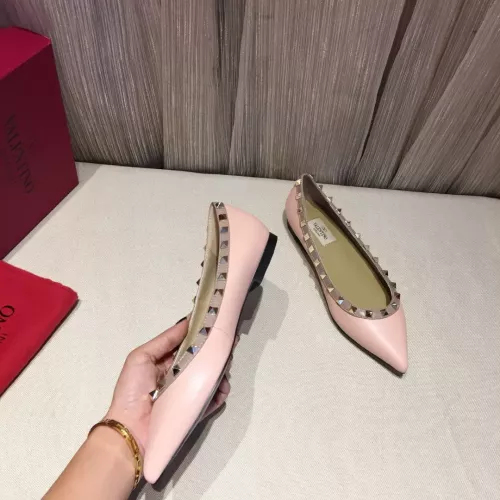 Valentino Flat Shoes For Women #1362291 $92.00 USD, Wholesale Replica Valentino Flat Shoes