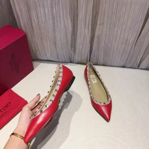 Valentino Flat Shoes For Women #1362295 $92.00 USD, Wholesale Replica Valentino Flat Shoes