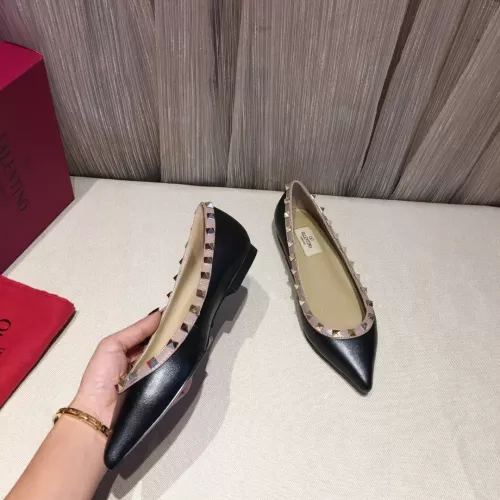 Valentino Flat Shoes For Women #1362296 $92.00 USD, Wholesale Replica Valentino Flat Shoes