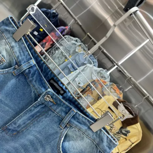 Replica Chrome Hearts Jeans For Unisex #1362734 $56.00 USD for Wholesale