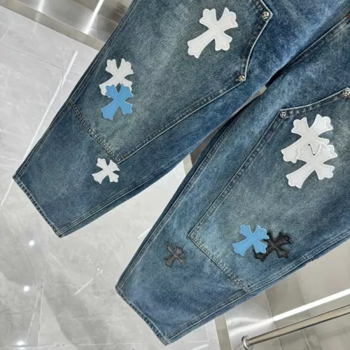 Replica Chrome Hearts Jeans For Unisex #1362736 $56.00 USD for Wholesale