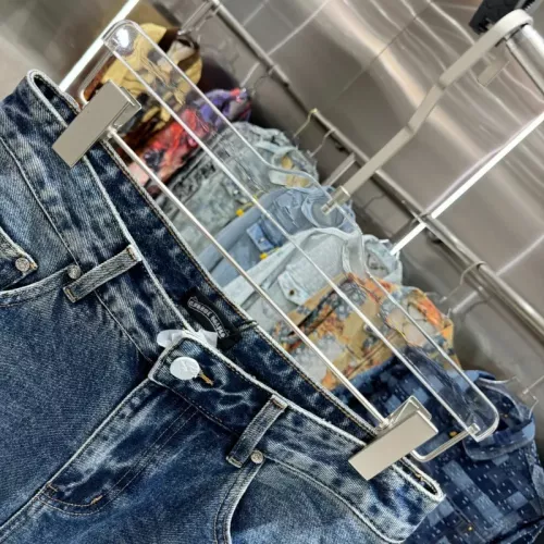 Replica Chrome Hearts Jeans For Unisex #1362738 $68.00 USD for Wholesale
