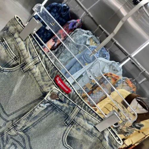 Replica Supreme Jeans For Unisex #1362779 $52.00 USD for Wholesale