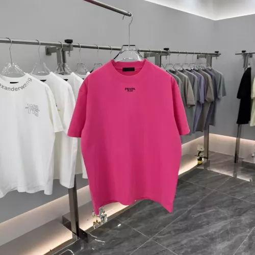 Prada T-Shirts Short Sleeved For Unisex #1362783 $40.00 USD, Wholesale Replica Prada T-Shirts
