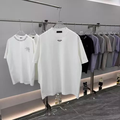 Prada T-Shirts Short Sleeved For Unisex #1362789 $40.00 USD, Wholesale Replica Prada T-Shirts
