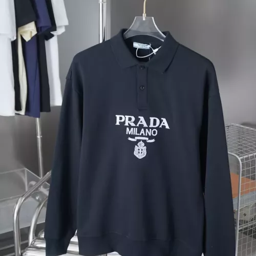 Prada Hoodies Long Sleeved For Unisex #1362870 $48.00 USD, Wholesale Replica Prada Hoodies