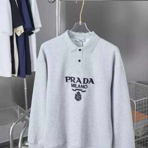 Prada Hoodies Long Sleeved For Unisex #1362871 $48.00 USD, Wholesale Replica Prada Hoodies