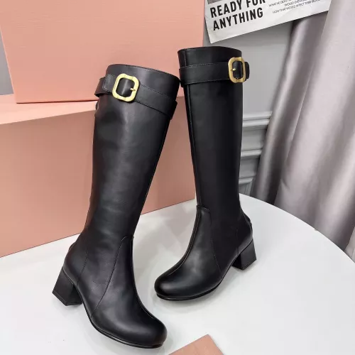 MIU MIU Boots For Women #1362889 $135.00 USD, Wholesale Replica MIU MIU Boots