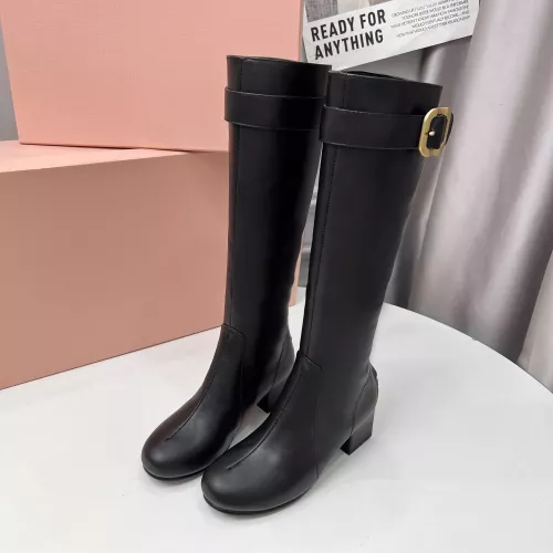 Replica MIU MIU Boots For Women #1362889 $135.00 USD for Wholesale