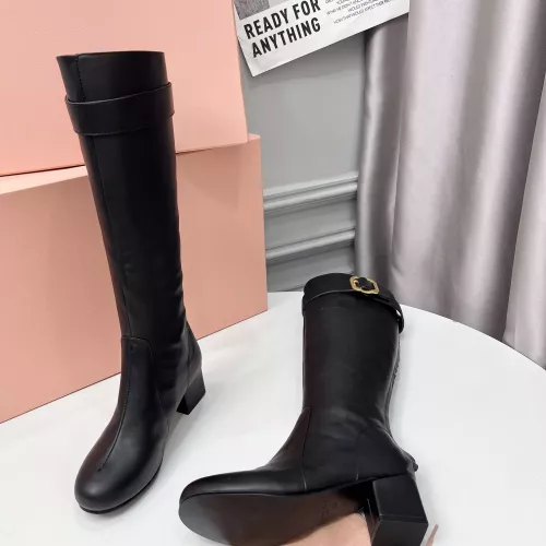 Replica MIU MIU Boots For Women #1362889 $135.00 USD for Wholesale