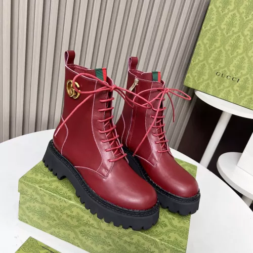 Replica Gucci Boots For Women #1362893 $108.00 USD for Wholesale