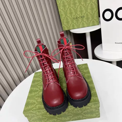 Replica Gucci Boots For Women #1362893 $108.00 USD for Wholesale