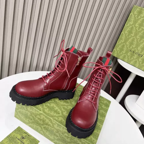 Replica Gucci Boots For Women #1362893 $108.00 USD for Wholesale