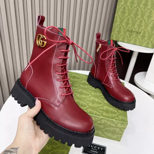 Replica Gucci Boots For Women #1362893 $108.00 USD for Wholesale