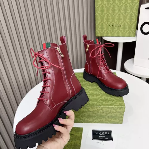Replica Gucci Boots For Women #1362893 $108.00 USD for Wholesale