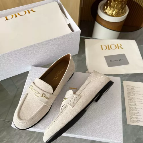 Christian Dior Leather Shoes For Women #1362906 $102.00 USD, Wholesale Replica Christian Dior Leather Shoes