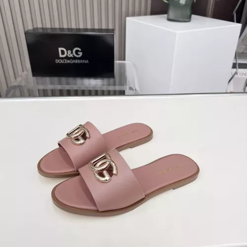 Dolce &amp; Gabbana D&amp;G Slippers For Women #1362910 $85.00 USD, Wholesale Replica Dolce &amp; Gabbana D&amp;G Slippers