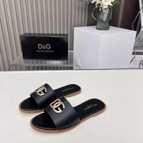Dolce &amp; Gabbana D&amp;G Slippers For Women #1362914 $85.00 USD, Wholesale Replica Dolce &amp; Gabbana D&amp;G Slippers