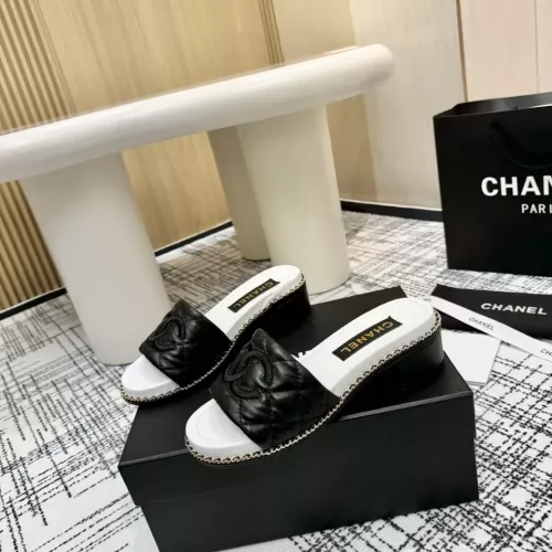 Chanel Slippers For Women #1362923 $92.00 USD, Wholesale Replica Chanel Slippers