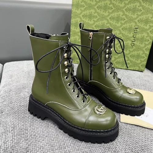 Replica Gucci Boots For Women #1362989 $105.00 USD for Wholesale