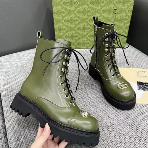 Replica Gucci Boots For Women #1362989 $105.00 USD for Wholesale