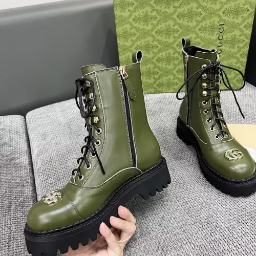 Replica Gucci Boots For Women #1362989 $105.00 USD for Wholesale
