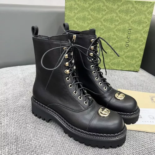 Replica Gucci Boots For Women #1362990 $105.00 USD for Wholesale