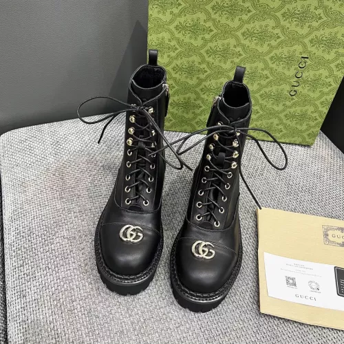 Replica Gucci Boots For Women #1362990 $105.00 USD for Wholesale