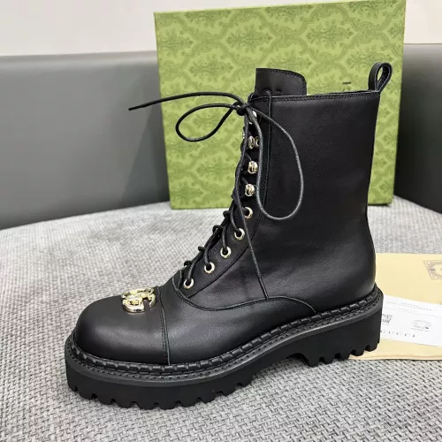 Replica Gucci Boots For Women #1362990 $105.00 USD for Wholesale