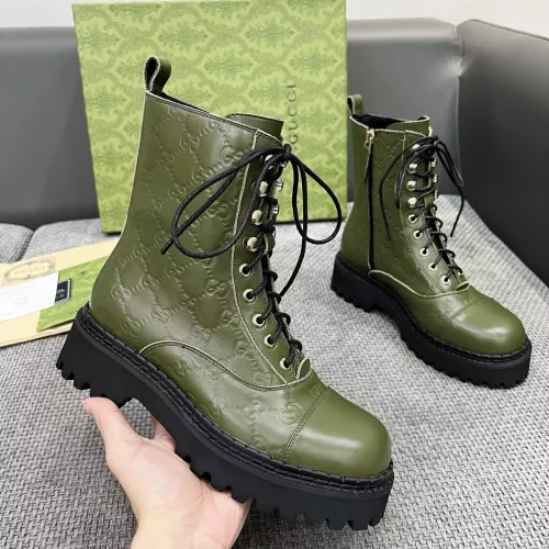 Replica Gucci Boots For Women #1362991 $105.00 USD for Wholesale