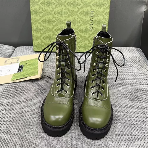 Replica Gucci Boots For Women #1362991 $105.00 USD for Wholesale