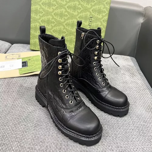Replica Gucci Boots For Women #1362992 $105.00 USD for Wholesale