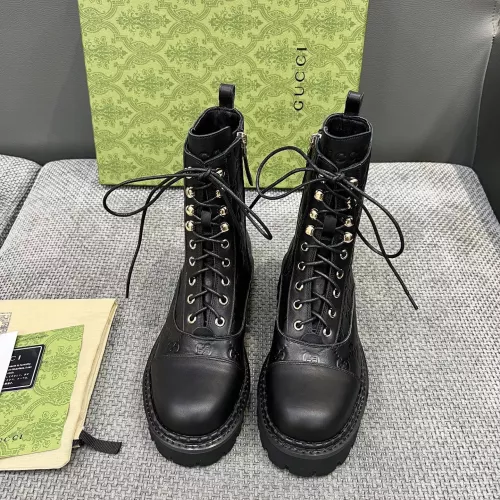Replica Gucci Boots For Women #1362992 $105.00 USD for Wholesale
