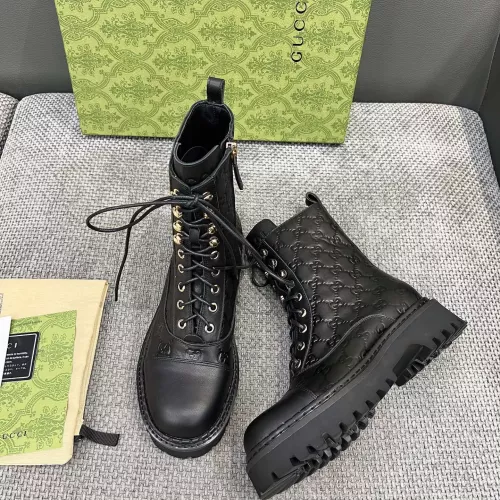 Replica Gucci Boots For Women #1362992 $105.00 USD for Wholesale