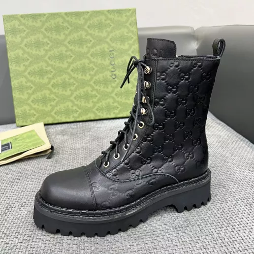 Replica Gucci Boots For Women #1362992 $105.00 USD for Wholesale