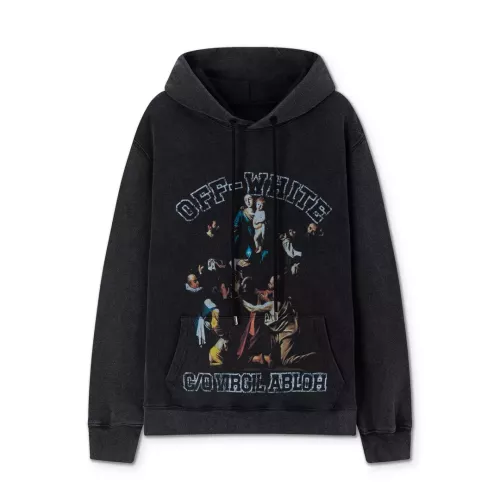 Off-White Hoodies Long Sleeved For Unisex #1362999 $56.00 USD, Wholesale Replica Off-White Hoodies