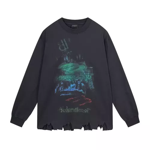 Balenciaga T-Shirts Long Sleeved For Unisex #1363054 $45.00 USD, Wholesale Replica Balenciaga T-Shirts